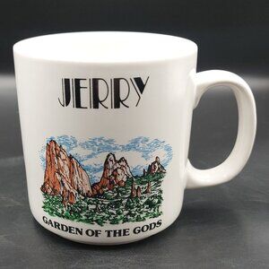 Vintage Papel Garden of The Gods Colorado Springs Mug JERRY Personalized USA